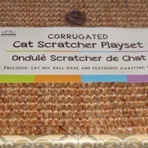 Cat Scratch Toy w/Holes Ball and Catnip